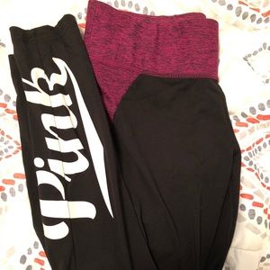 Pink Yoga pants